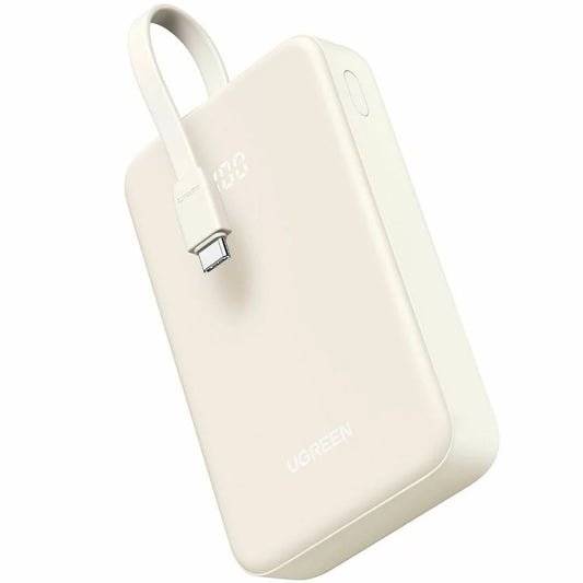 Външна батерия UGREEN PB505, 20000mAh, 22,5W, QC + PD, 1 x USB-A - 2 x USB-C, бежова 