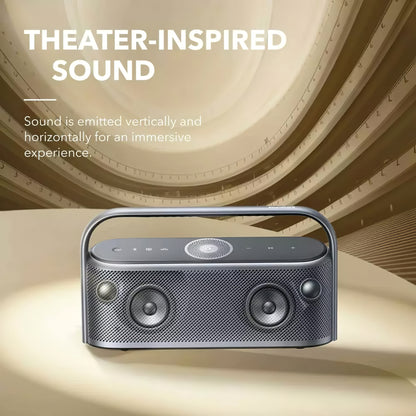 Portable Bluetooth Speaker Anker SoundCore Motion X600, 50W, Waterproof, Black, Bluetooth, Bluetooth, Waterproof, Black, Refurbished A3130011 