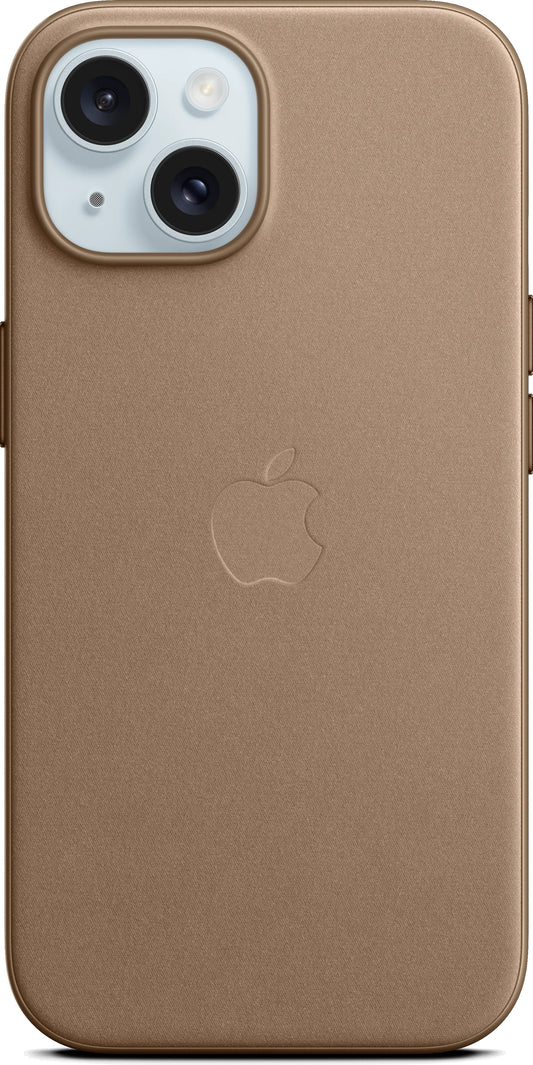 Калъф MagSafe за Apple iPhone 15, FineWoven, Кафяв MT3C3ZM/A