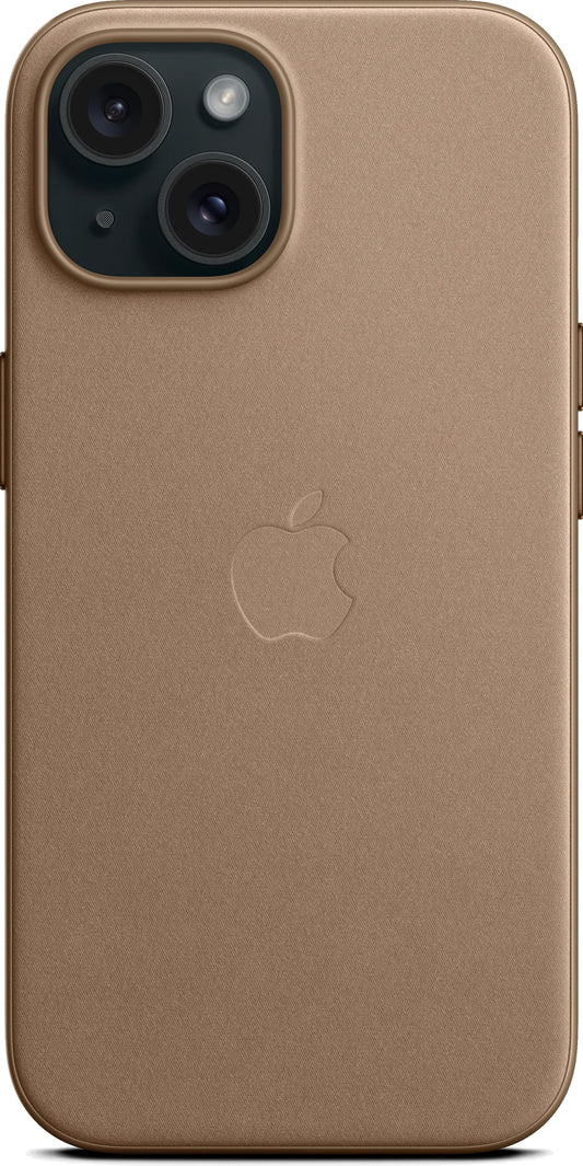 Калъф MagSafe за Apple iPhone 15, FineWoven, Кафяв MT3C3ZM/A