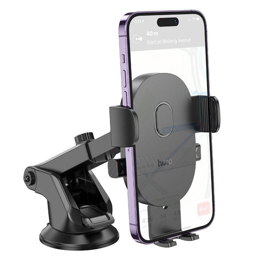 Car Holder HOCO H19, 4.7inch - 7inch, Black 